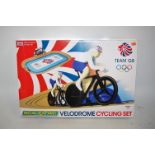 A Scalextric Team GB Velodrome Cycling set in the original box