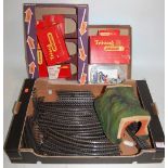 Three boxes containing a quantity of mixed Triang Hornby 00 gauge track and lineside accessories