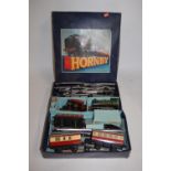 A Hornby 0 gauge No. 51 passenger train set with additional locomotive included