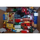 One box containing a quantity of mixed boxed and loose mainly Matchbox diecast to include Matchbox