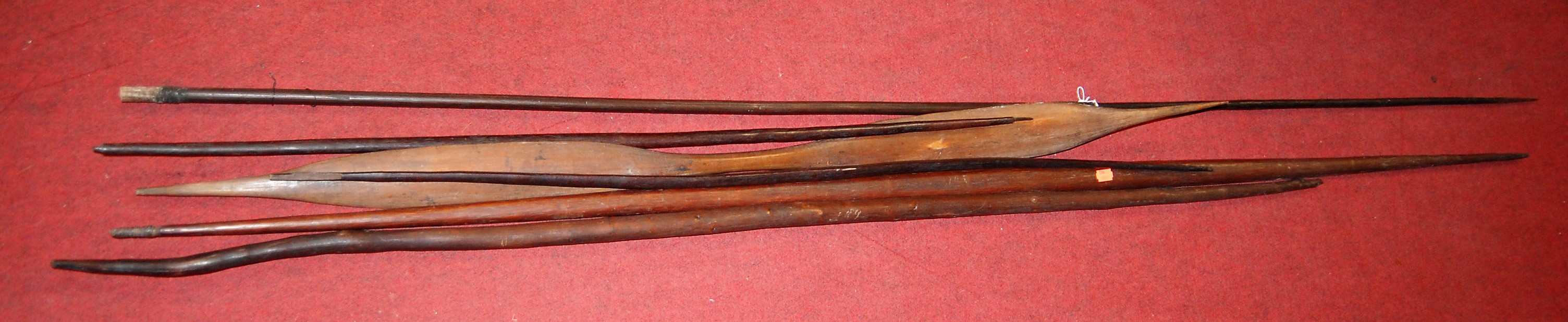 A group of seven African bows (various southern African tribes), early 20th century