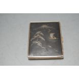 A Japanese Taisho period Komai style cigarette case