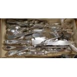 A quantity of loose flatware, to include Rogers Brothers