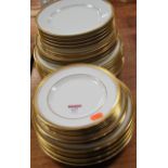A Mintons part dinner service in the Elite Gold pattern