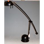 A Continental adjustable desk lamp