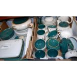 An extensive Denby stoneware Green Wheat pattern tea and dinner service