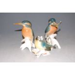 Three various Karl Ens porcelain birds