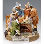 A Royal Mint Classics resin figure group 'The Gunpowder Plot'