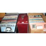 A large quantity of mixed vinyl LPs and other records, to include Roy Wood, Buddy Holly etc