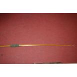 An archery bow, stamped Muir Edinburgh 50, length 181cm