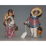 A Lladro stoneware figure 'Panchito con Cantaro', No.2141, with box; and one other No.2140 (2)