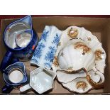 Assorted Staffordshire wares, to include jugs, jug and bowl set etc