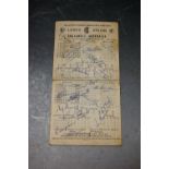 A cricket scorecard from The Lords ground England vs Australia 1961, with various signatures from