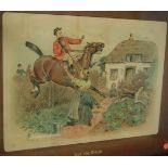 Allan - 'A Fast Thing with Hounds', and 'Got the Brush', pair of sporting prints