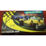 A Scalextric Caterham cup boxed starter set