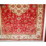 A contemporary Keshan rug, 230x160cm