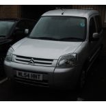 A Citroen Berlingo M-Space Forte D diesel estate car in silver, 1868cc, first registered October