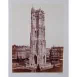 Édouard-Denis Baldus (1813-1889) – La Tour Saint-Jacques , circa 1850s-60s, albumen print from