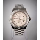 A gentleman's Breitling Colt Chronometer Automatic wristwatch, the off-white dial with luminous