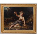 John Partridge (1789-1872) - The Lady Constantia Lowther aged 5, oil on canvas (re-lined and re-