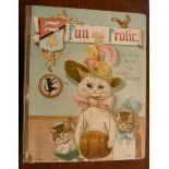 WAIN, Louis, illustrator, BINGHAM, Clifton, Fun and Frolic, London, Nister (1902), 4to paper on