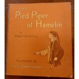 GREENAWAY, Kate, The Pied Piper of Hamelin, London 1888, 1st edition, 4to ¼ cloth, paper on