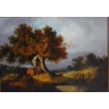 Attributed to John Berney Ladbrooke (1803-1879) - Gunton Park, Norfolk, oil on canvas (re-lined),