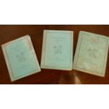 SPENCER, Stanley illustrator, A Chatto & Windus Almanack 1927, three copies, small 8vo , green