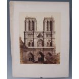 Édouard-Denis Baldus (1813-1889) – Notre Dame de Paris , circa 1850s, albumen print from negative