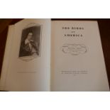 AUDUBON, John James, The Birds of America, London Macmillan 1937, 33 x 24cm, cloth introduction