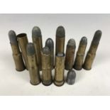 A quantity of inert .577 rifle rounds, (primers lacking or fired)