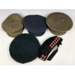 Sundry military caps