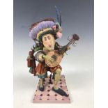 A limited edition James C Christenson Greenwich workshop collection figurine The Flute Player