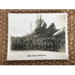 A vintage photograph of the s company of HMS Barham