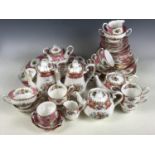 A sixty six pieces set of Royal Albert Lady Carlyle tea ware, (many seconds)