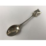 A Scottish Horse yeomanry silver prize spoon