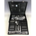 A cased canteen of Ebel cutlery