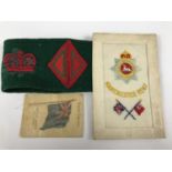 A Women's Land Army arm band etc