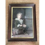 After John Everett Millais (1929-1896) Bubbles, period Pears lithographic print, framed and