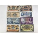 A quantity of Scottish bank notes, 1930s - 1960s