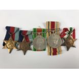 A Second World War campaign medal group (5)