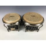 A pair of Tycoon percussion bongos