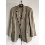 A gentleman's vintage Harris Tweed herringbone jacket, approximately 40-inch chest