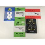 A small quantity of books on airguns and pistols