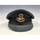 An RAF officer's peaked cap