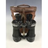 A cased pair of Second World War British Army No 5 Mk4 binoculars