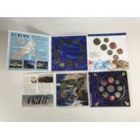Queen Elizabeth II Royal Mint brilliant uncirculated coin collections, including the 1998 Portrait