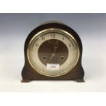 A Smiths of Enfield striking mantel clock