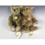 Two Steiff Classic Teddy bears, including reproduction bears for the years 1903 and 1920