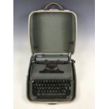 An Olympia Deluxe typewriter